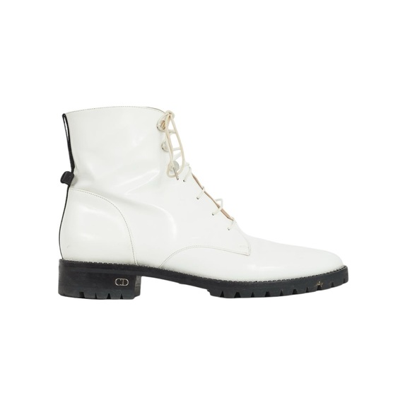 Dior white Rebelle boots - Picture 2 of 8